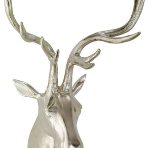 poroże dekoracyjne Henrietta; 38x26x62 cm (SxWxG); srebro