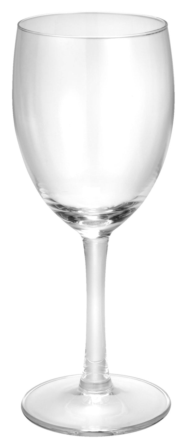 kieliszek do wina białego Claret ze znacznikiem pojemności; 190ml, 6.1x16.3 cm (ØxW); transparentny; 0.1 l Füllstrich, 12 sztuka / opakowanie
