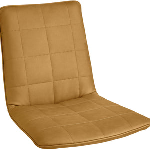 siedzisko Milaria sztuczna skóra; 60x48x46 cm (SxGxW); miodowy; 2 sztuka / opakowanie