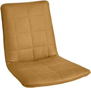 siedzisko Milaria sztuczna skóra; 60x48x46 cm (SxGxW); miodowy; 2 sztuka / opakowanie