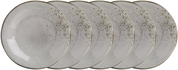 talerz płaski Palana; 23.5 cm (Ø); szary; okrągły; 6 sztuka / opakowanie
