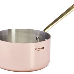 rondel mit Messinggriff; 16x8.5 cm (ØxW); rosé/złoto; okrągły