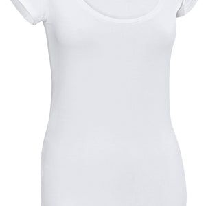 t-shirt damski Double Crew (opak. 2 szt.); Kleidergröße XL; biały; 2 sztuka / opakowanie