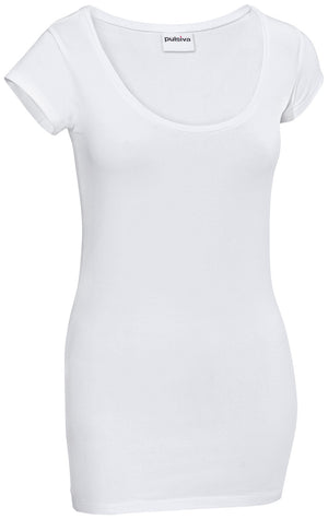 t-shirt damski Double Crew (opak. 2 szt.); Kleidergröße XL; biały; 2 sztuka / opakowanie