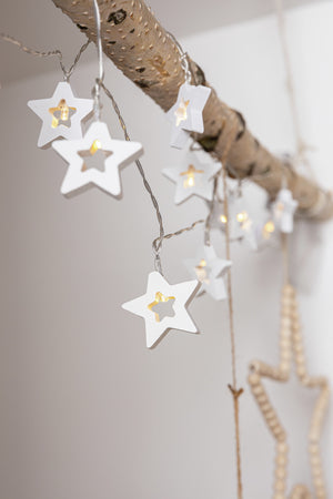 lampki LED Stary; 140 cm (D); biały