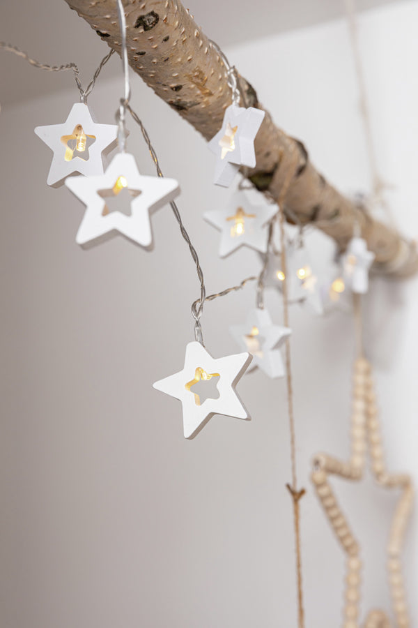lampki LED Stary; 140 cm (D); biały