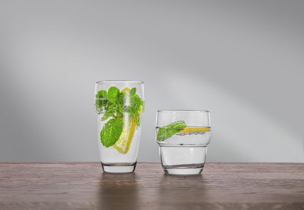  7.4x8.9 cm (ØxW); transparentny; 12 sztuka / opakowanie