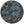 talerz Tusa okrągły; 21x2 cm (ØxW); czarny/ciemny niebieski; okrągły; 6 sztuka / opakowanie