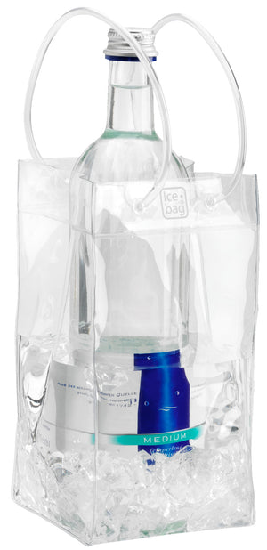 cooler do butelek Ice.Bag®; 22 cm (W); transparentny; 6 sztuka / opakowanie