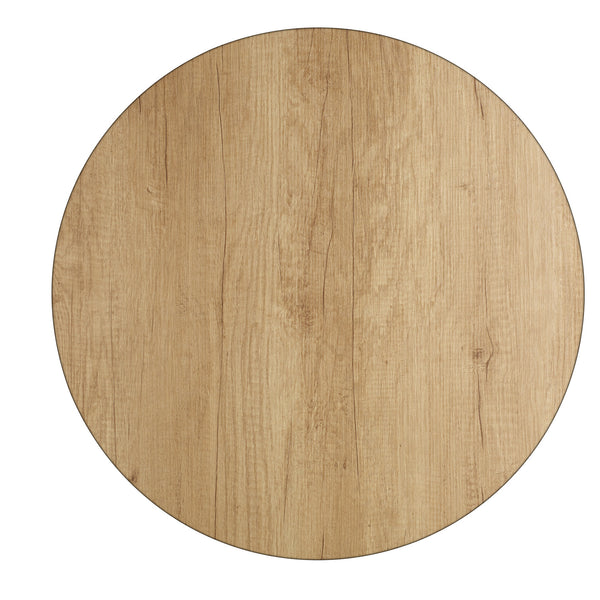 blat kompaktowy Lift okrągły; 80 cm (Ø); dąb/naturalny; okrągły
