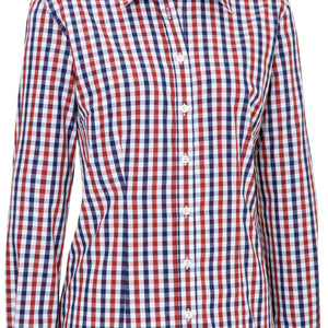 bluzka damska Bailey długi rękaw; Kleidergröße 34; biały/czerwony/niebieski