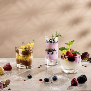 mini szklanka  Gargote; 120ml, 5.5x6.2 cm (ØxW); transparentny; okrągły; 6 sztuka / opakowanie