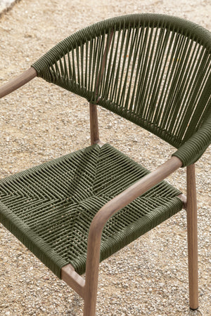Outdoor-Stuhl Arion; 50x43x85 cm (SxGxW); siedzisko oliwka