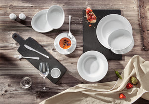 talerz płaski Base; 28 cm (Ø); biały; okrągły; 6 sztuka / opakowanie