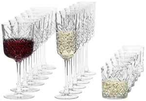 zestaw szkła Timeless 18 częściowy; 210ml, 7.5x8.3 cm (ØxW); transparentny