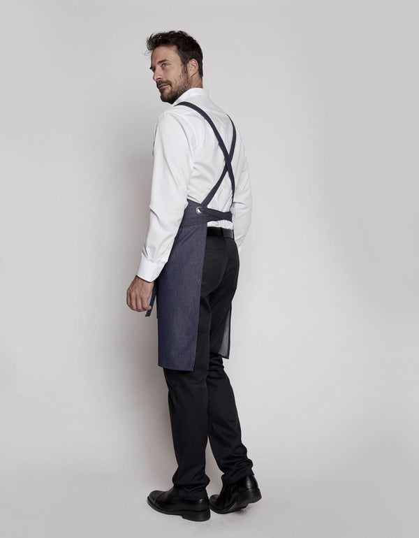 fartuszek Binde denim bez troków