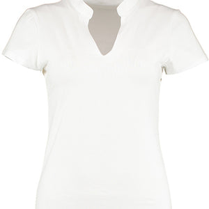 T-shirt ze stójką damski Nika krótki rękaw