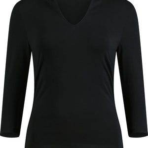 T-shirt ze stójką damski Monika rękaw 3/4