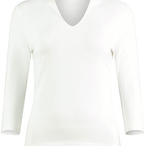 T-shirt ze stójką damski Monika rękaw 3/4