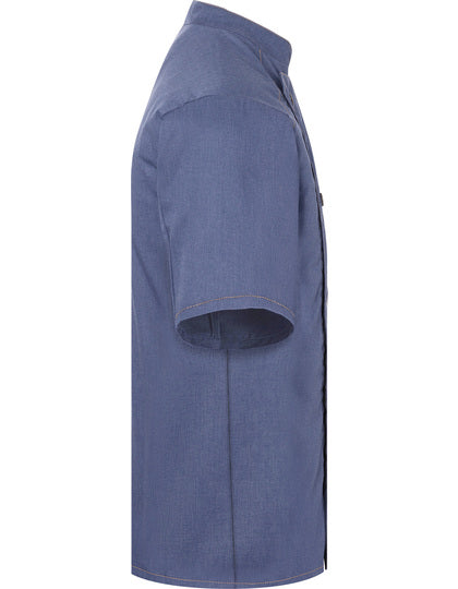 Bluza kucharska męska Retro z krótkim rękawem