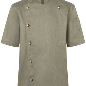 Bluza kucharska męska Retro z krótkim rękawem