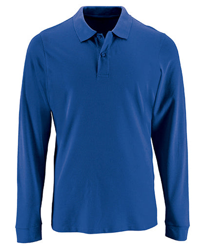 Koszulka polo męska Natural z długim rękawem