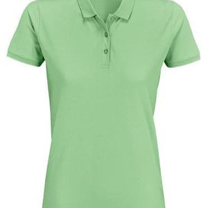 Koszulka polo damska z organicznej bawełny