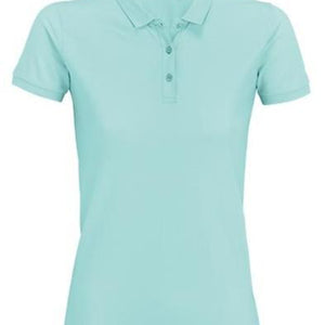 Koszulka polo damska z organicznej bawełny