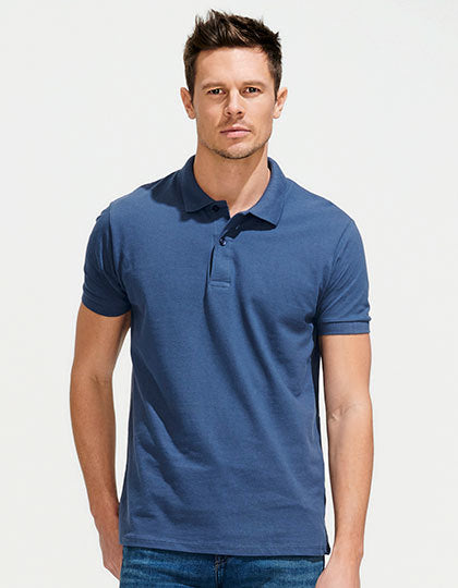 Koszulka polo męska Natural z krótki rękawem