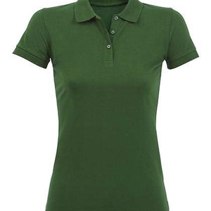 Koszulka polo damska Natural z krótki rękawem