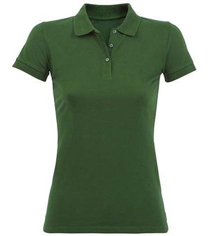 Koszulka polo damska Natural z krótki rękawem