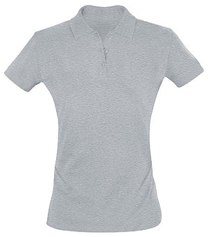 Koszulka polo damska Natural z krótki rękawem