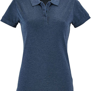 Koszulka polo damska Natural z krótki rękawem