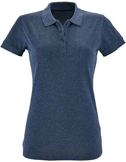 Koszulka polo damska Natural z krótki rękawem