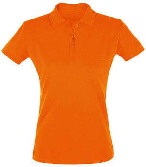 Koszulka polo damska Natural z krótki rękawem