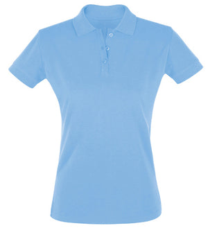 Koszulka polo damska Natural z krótki rękawem