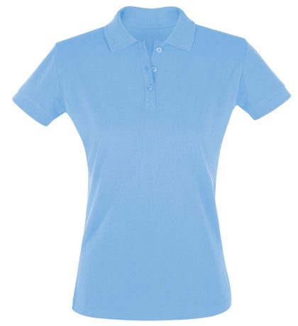 Koszulka polo damska Natural z krótki rękawem