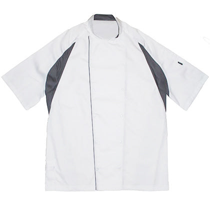 Bluza kucharska unisex Reglan z krótkim rękawem