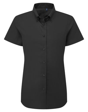 bluzka damska Oxford Premium z krótkim rękawem