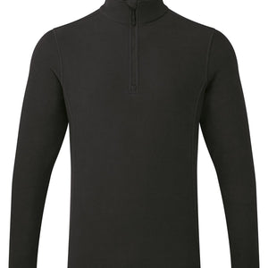 bluza polarowa unisex Basic z krótkim suwakiem