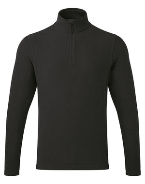 bluza polarowa unisex Basic z krótkim suwakiem