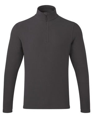 bluza polarowa unisex Basic z krótkim suwakiem