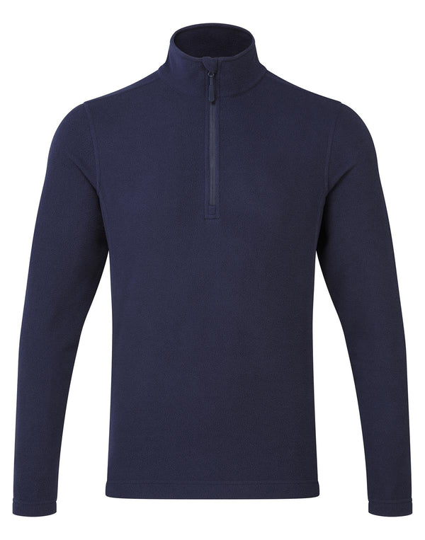 bluza polarowa unisex Basic z krótkim suwakiem