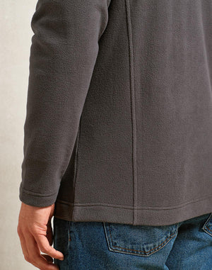 bluza polarowa unisex Basic z krótkim suwakiem