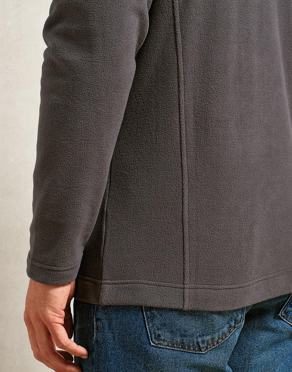 bluza polarowa unisex Basic z krótkim suwakiem