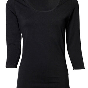 t-shirt damski z rękawem 3/4 Piano