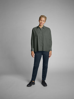 Bluse Langarm Beatris Comfort Fit; Kleidergröße S; ciemny szary