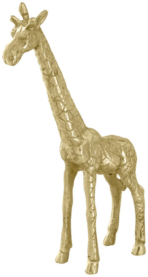 Dekofigur Giraffe; 19x28x6 cm (SxWxG); złoto