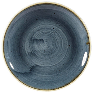 Coupeteller flach Stonecast Blueberry; 16.5 cm (Ø); niebieski/brązowy; okrągły; 12 sztuka / opakowanie
