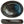 miska Black yoru owalna; 310ml, 24x21x5.5 cm (DxSxW); czarny/niebieski